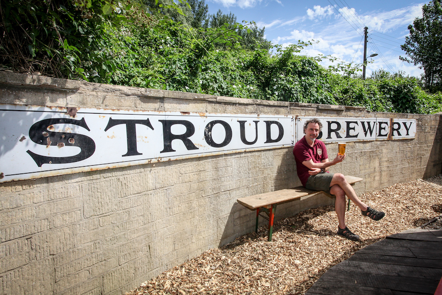 Greg Pilley Stroud Brewery sign