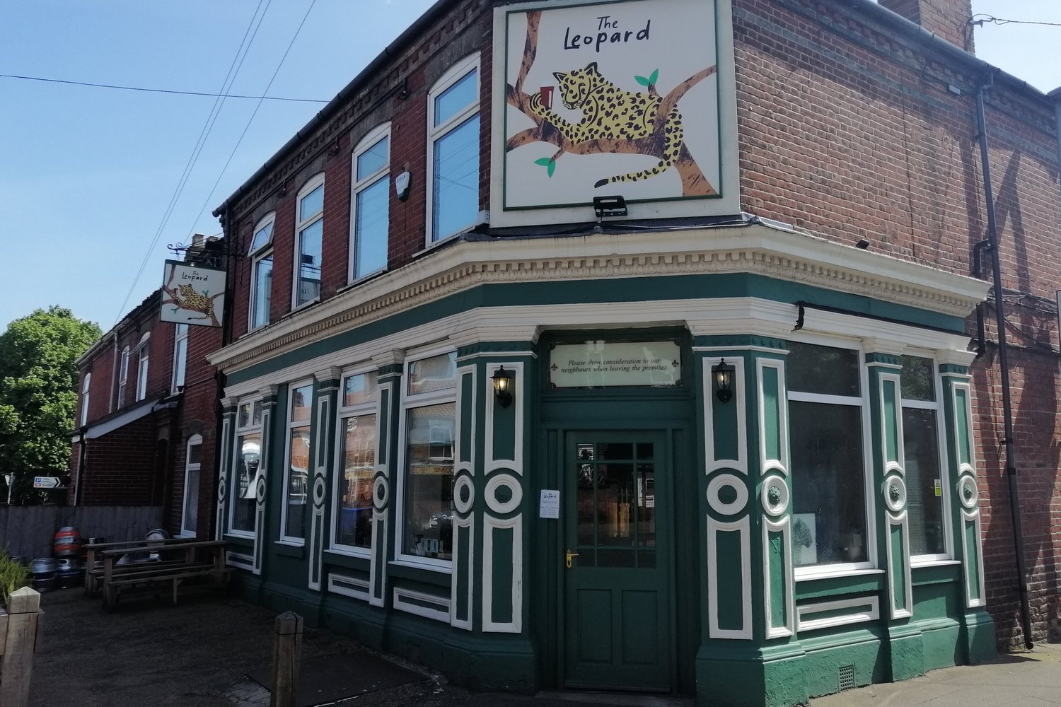 Leopard beer menu