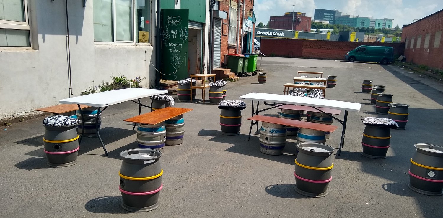 Nomadic beer yard