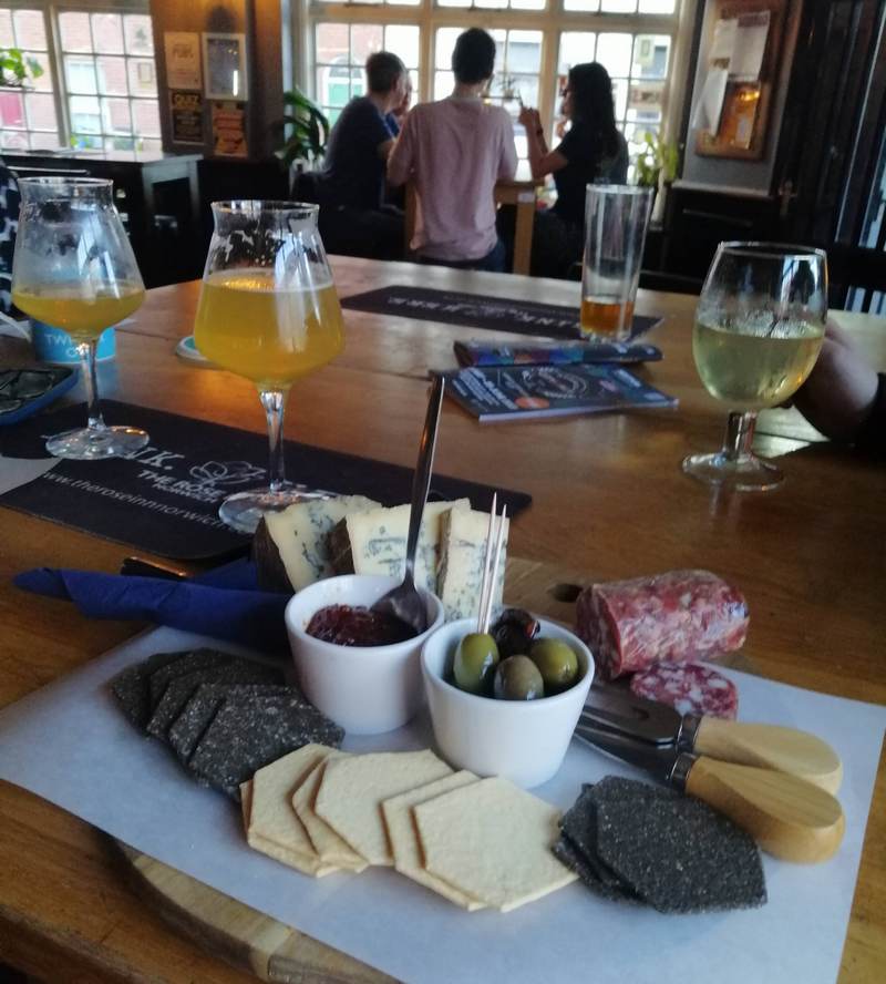 Rose cheese board